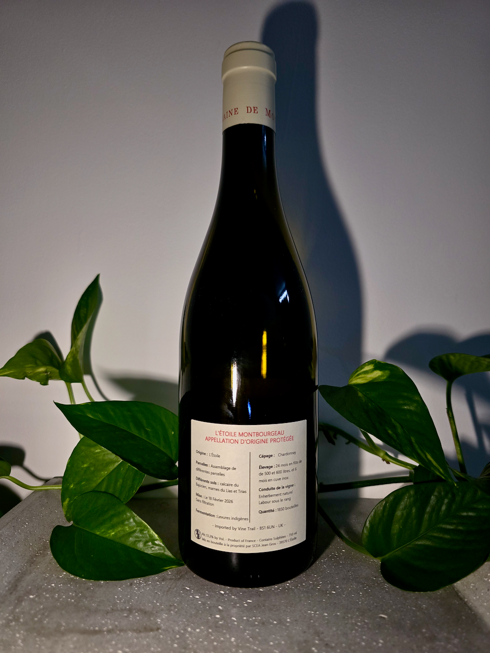 Domaine Montbourgeau L'Etoile - Chardonnay, Assemblage