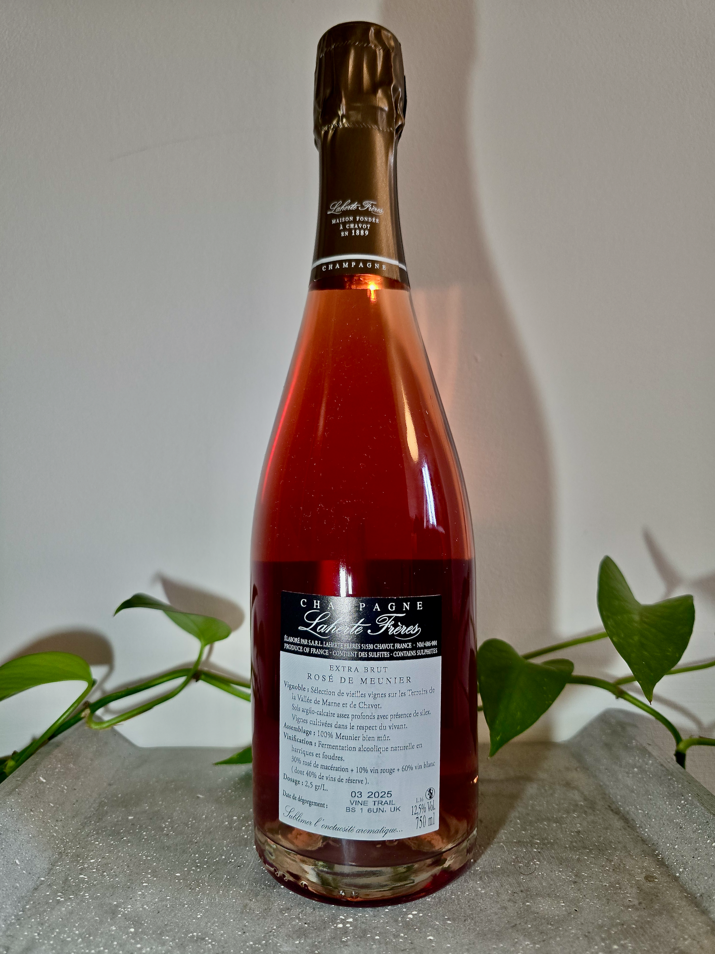 Laherte Frères Rosé de Meunier Extra Brut