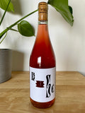 Front label of Andi Weigand Rose natural wine bottle