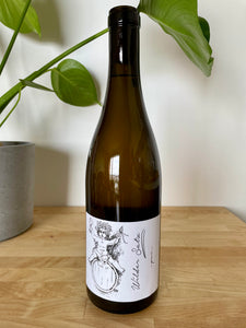 Front label of Brand Brothers Wilder Satz natural wine bottle