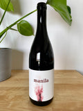 Front label of Nittnaus Manila Red natural wine bottle