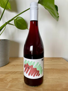 Front label of Martin Obenaus MO:Rot natural wine bottle