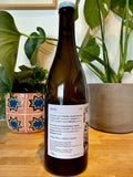 Back label of Grand Vin de Barnag Szikra natural wine bottle