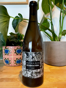 Front label of Grand Vin de Barnag Szubkultura natural wine bottle