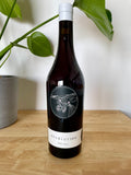 Front label of Zillinger Pink Solera natural wine bottle